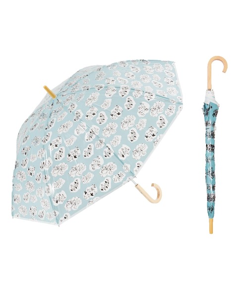 Waterfront（ウォーターフロント）の「kippis パイピングビニール（長傘・レディース・ブルー/ライトブルー/ブラック/ラベンダー/ベージュ/ピンク・FREE）」の4枚目の写真