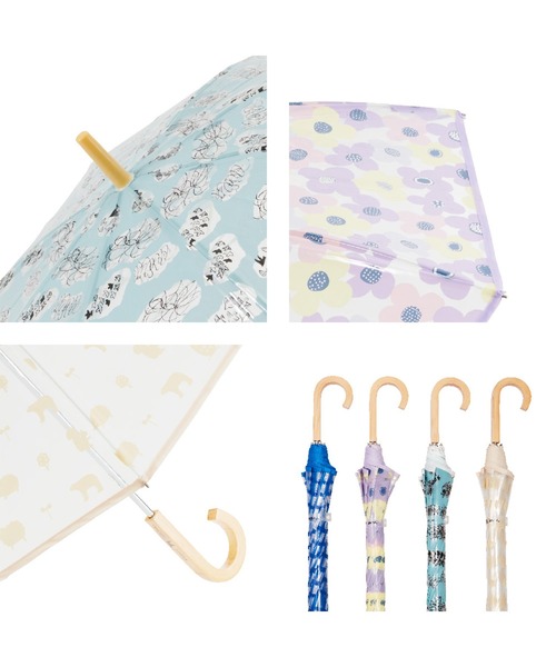 Waterfront（ウォーターフロント）の「kippis パイピングビニール（長傘・レディース・ブルー/ライトブルー/ブラック/ラベンダー/ベージュ/ピンク・FREE）」の13枚目の写真