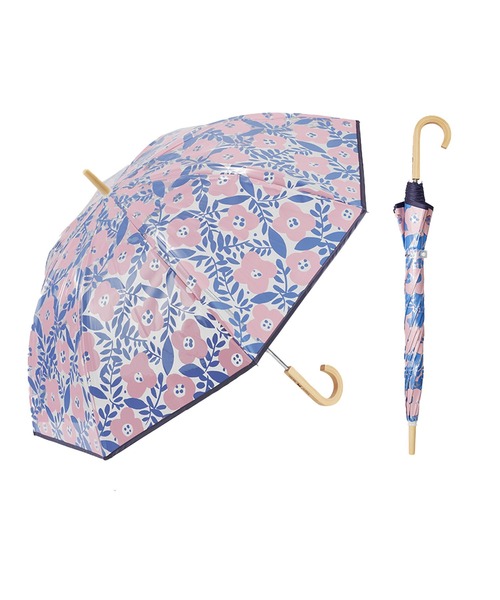 Waterfront（ウォーターフロント）の「kippis パイピングビニール（長傘・レディース・ブルー/ライトブルー/ブラック/ラベンダー/ベージュ/ピンク・FREE）」の22枚目の写真