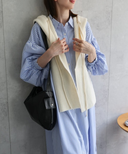 model：162cm 着用サイズ：F