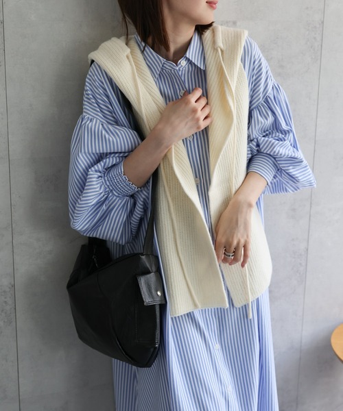model：162cm 着用サイズ：F