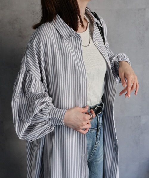 model：162cm 着用サイズ：F