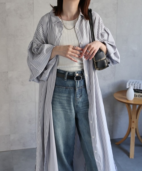 model：162cm 着用サイズ：F