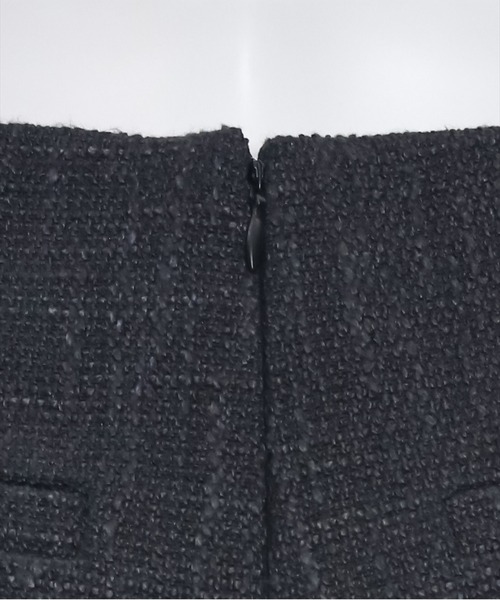 clear（クリア）の「ツイードショートスコート/ショートパンツ[セットアップ可能]≪2024SS新作≫（その他パンツ・レディース・ライトベージュ/ブラック・F）」の9枚目の写真