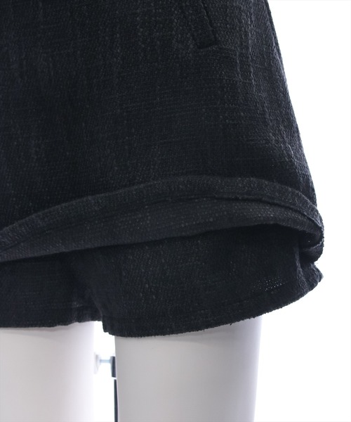 clear（クリア）の「ツイードショートスコート/ショートパンツ[セットアップ可能]≪2024SS新作≫（その他パンツ・レディース・ライトベージュ/ブラック・F）」の10枚目の写真