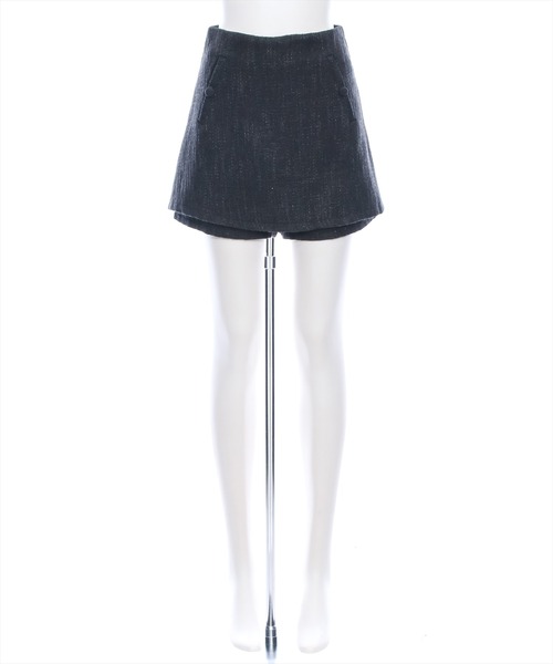 clear（クリア）の「ツイードショートスコート/ショートパンツ[セットアップ可能]≪2024SS新作≫（その他パンツ・レディース・ライトベージュ/ブラック・F）」の17枚目の写真