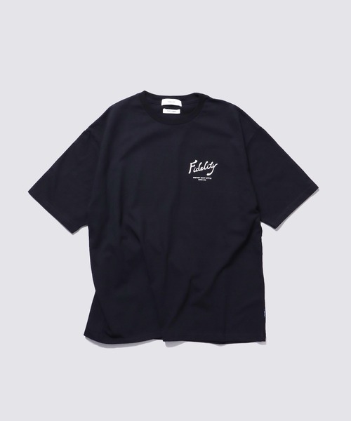 FIDELITY(フィデリティ)の「ANCHOR LOGO S/S TEE / 半袖ロゴプリントTシャツ(Tシャツ/カットソー・メンズ・オフホワイト/スカイブルー/ブラック・X-LARGE/LARGE/MEDIUM)」の2枚目の写真