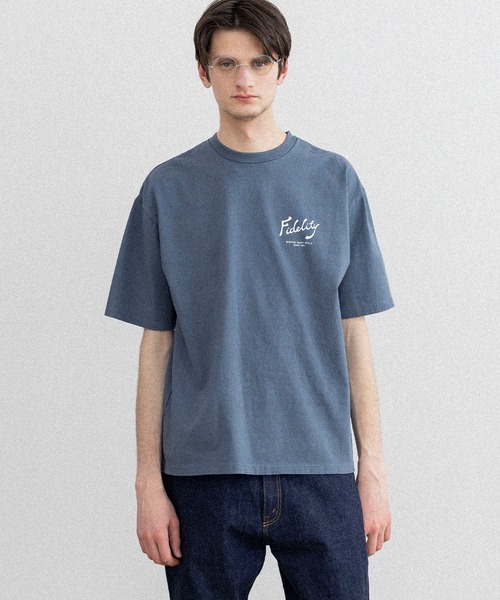 FIDELITY(フィデリティ)の「ANCHOR LOGO S/S TEE / 半袖ロゴプリントTシャツ(Tシャツ/カットソー・メンズ・オフホワイト/スカイブルー/ブラック・X-LARGE/LARGE/MEDIUM)」の18枚目の写真