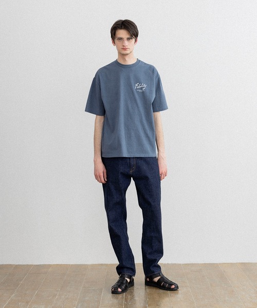 FIDELITY(フィデリティ)の「ANCHOR LOGO S/S TEE / 半袖ロゴプリントTシャツ(Tシャツ/カットソー・メンズ・オフホワイト/スカイブルー/ブラック・X-LARGE/LARGE/MEDIUM)」の13枚目の写真