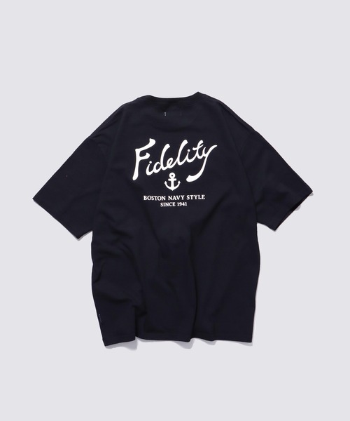FIDELITY(フィデリティ)の「ANCHOR LOGO S/S TEE / 半袖ロゴプリントTシャツ(Tシャツ/カットソー・メンズ・オフホワイト/スカイブルー/ブラック・X-LARGE/LARGE/MEDIUM)」の10枚目の写真