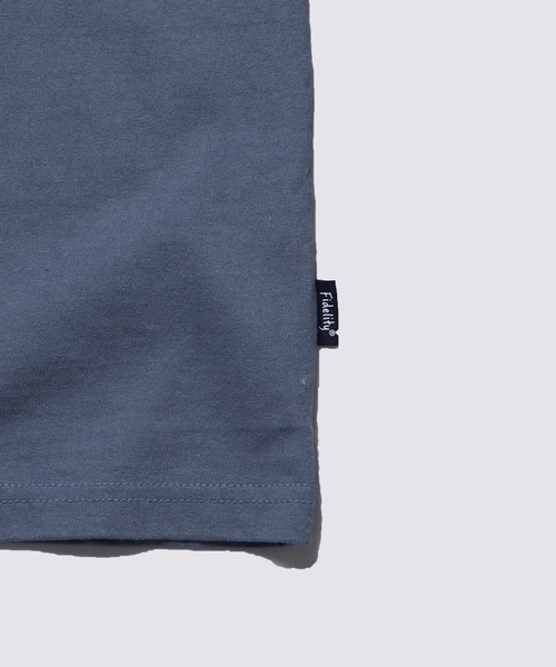 FIDELITY(フィデリティ)の「ANCHOR LOGO S/S TEE / 半袖ロゴプリントTシャツ(Tシャツ/カットソー・メンズ・オフホワイト/スカイブルー/ブラック・X-LARGE/LARGE/MEDIUM)」の4枚目の写真