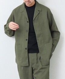 NOLLEY’S | 《セットアップ対応》【WORK ABOUT】リネンライク カバーオール(シャツ/ブラウス)