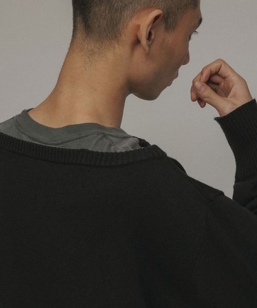 ニット セーター 「TOPS」STRING OVERSIZE KNIT レディース メンズ M TO R ニット セーター 「TOPS」STRING OVERSIZE KNIT