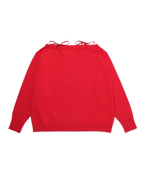 ニット セーター 「TOPS」STRING OVERSIZE KNIT レディース メンズ M TO R ニット セーター 「TOPS」STRING OVERSIZE KNIT