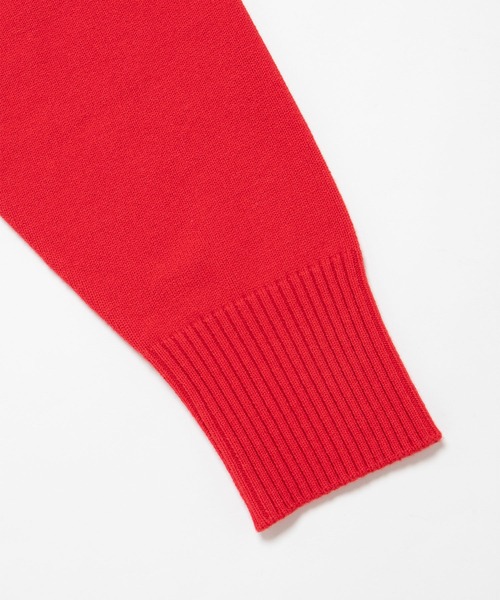 M TO R（ムウトアール）の「［TOPS］STRING OVERSIZE KNIT（ニット/セーター・レディース・レッド/ブラック・38/40）」の20枚目の写真