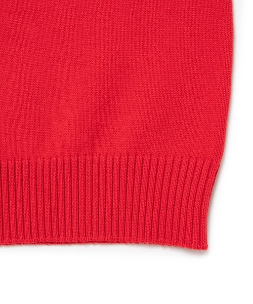 M TO R（ムウトアール）の「［TOPS］STRING OVERSIZE KNIT（ニット/セーター・レディース・レッド/ブラック・38/40）」の21枚目の写真