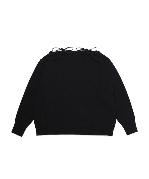 ニット セーター 「TOPS」STRING OVERSIZE KNIT レディース メンズ M TO R ニット セーター 「TOPS」STRING OVERSIZE KNIT