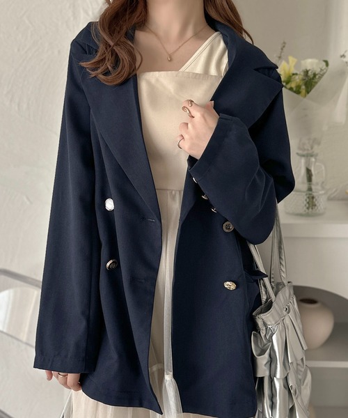 apres jour clair】イロイロボタンテーラードジャケット【ZOZOTOWN限定