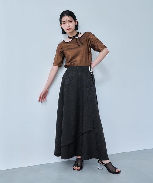 HARE（ハレ）の「グリッターストリングリブトップス(HARE)（T