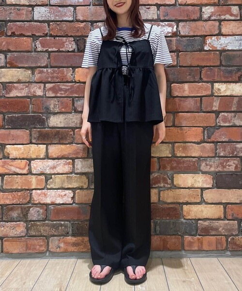 セール】リネンタッチ キャミ パンツ セットアップ（その他パンツ