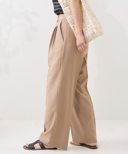 FREAK'S STORE（フリークスストア）の「リネンタッチ キャミ パンツ セットアップ（その他パンツ・レディース・オフホワイト/グレー/ブラック/ベージュ・SMALL/MEDIUM）」の6枚目の写真