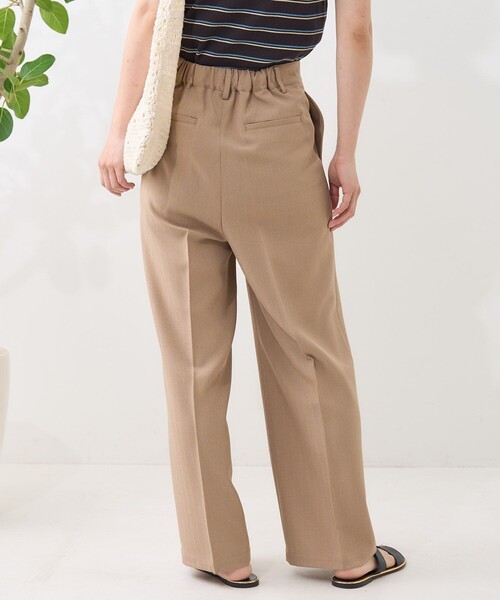 FREAK'S STORE（フリークスストア）の「リネンタッチ キャミ パンツ セットアップ（その他パンツ・レディース・オフホワイト/グレー/ブラック/ベージュ・SMALL/MEDIUM）」の7枚目の写真