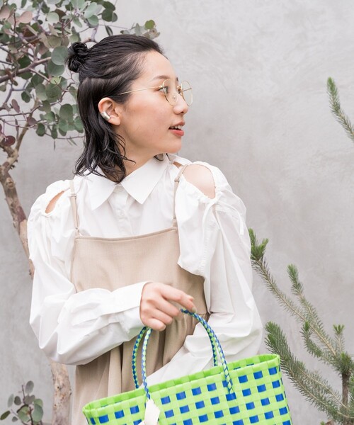 FREAK'S STORE（フリークスストア）の「リネンタッチ キャミ パンツ セットアップ（その他パンツ・レディース・オフホワイト/グレー/ブラック/ベージュ・SMALL/MEDIUM）」の8枚目の写真