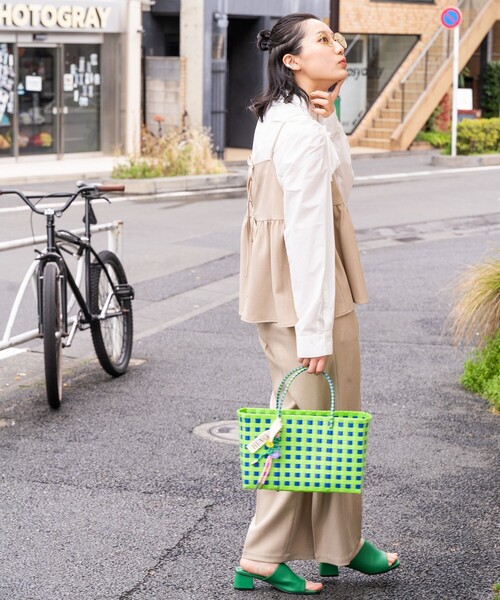 セール】リネンタッチ キャミ パンツ セットアップ（その他