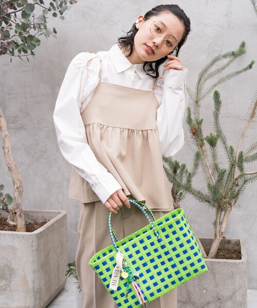 FREAK'S STORE（フリークスストア）の「リネンタッチ キャミ パンツ セットアップ（その他パンツ・レディース・オフホワイト/グレー/ブラック/ベージュ・SMALL/MEDIUM）」の18枚目の写真