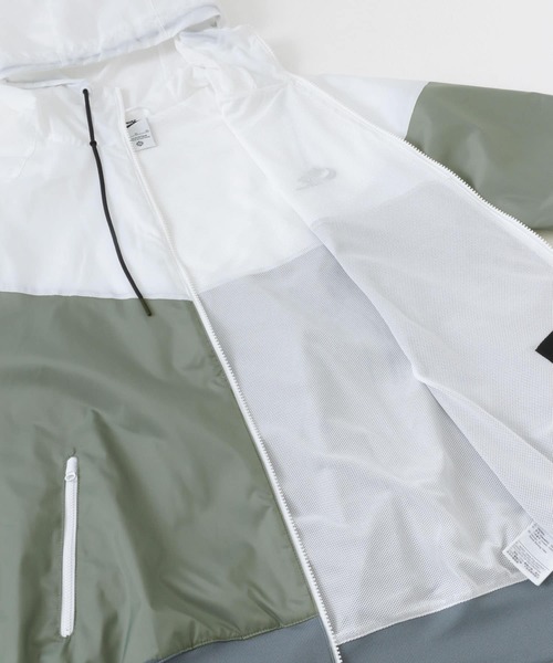 NIKE（ナイキ）の「NIKE　NSW ウーブン フーディ ジャケット（ナイロンジャケット・メンズ・ホワイト系その他/グレー/ブラック・MEDIUM/LARGE/X-LARGE）」の21枚目の写真