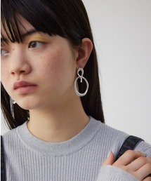 ダルメタルリンクフープピアス