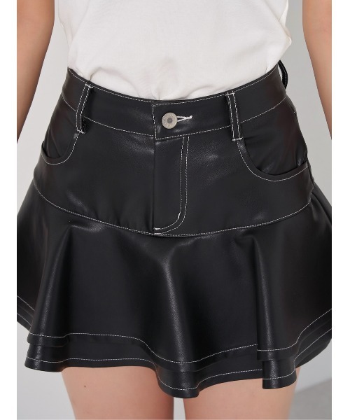 Darich ダーリッチ ハイウエストレースアップショートパンツ BLK S ハイウエストレースアップショートパンツ（その他パンツ