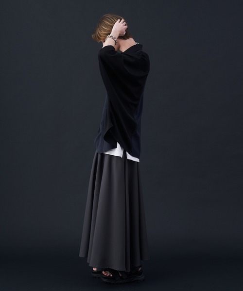 KUUUPY（クーピー）の「Switching Short-Sleeve Dolman Shirt - 切替半袖ドルマンシャツ（シャツ/ブラウス・メンズ・ネイビー/ブラック・LARGE/MEDIUM/SMALL）」の16枚目の写真