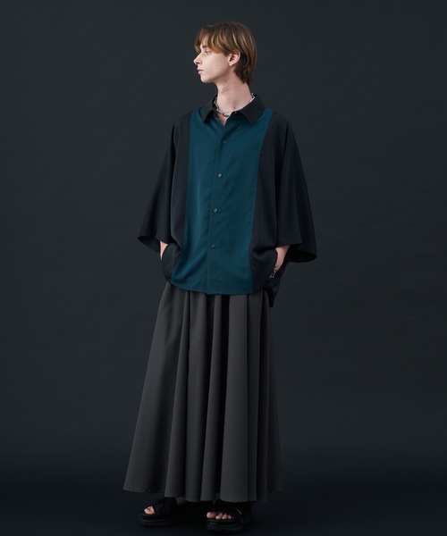 DECHINE DOLMAN SLEEVE SHIRT (即日発送可) BLACK/Dolman sleeve Decin Shirts – AY online