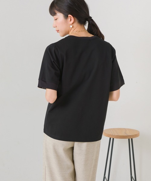 Bou Jeloud(ブージュルード)の「箔BOXロゴTシャツ(Tシャツ/カットソー・レディース・オフホワイト/ブラック・FREE)」の18枚目の写真