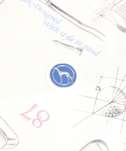 adabat（アダバット）の「◆【UVカット／吸水速乾／遮熱】ゴルフギアデザイン 半袖ポロシャツ（ポロシャツ・レディース・ホワイト系その他/オリーブ系/ネイビー系・38/40/42/36）」の7枚目の写真