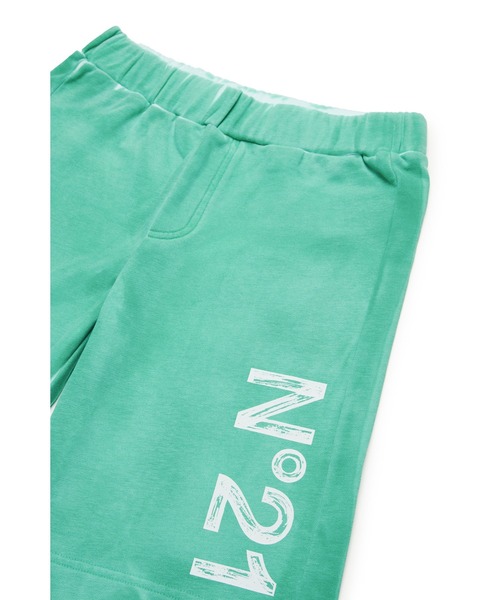 N°21(ヌメロ ヴェントゥーノ)の「キッズ ショートパンツ N°21(スウェットパンツ・キッズ・ブルー/イエロー/グリーン・10Y/14Y/12Y/16Y/4Y/6Y/8Y)」の7枚目の写真