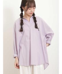 Samansa Mos2 | 後ろ開きスキッパーチュニック(チュニック)