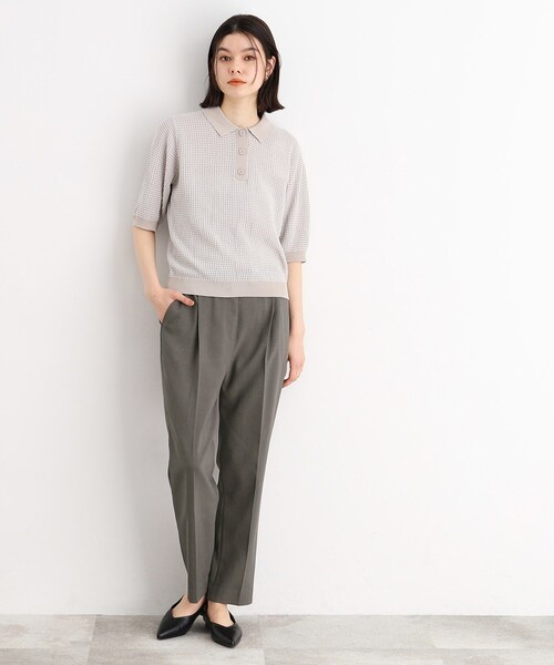 THE SHOP TK （ザ ショップ ティーケー ）の「◆【セットアップ可】働くパンツ/洗える（その他パンツ・レディース・チャコールグレー/ナチュラル・11/12/13/14）」の15枚目の写真