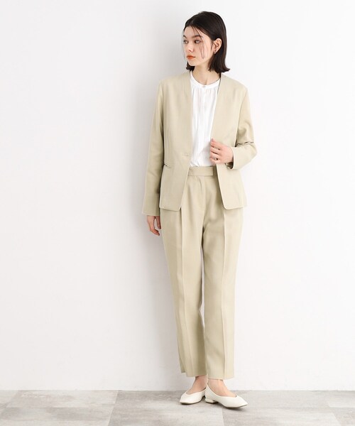 THE SHOP TK （ザ ショップ ティーケー ）の「◆【セットアップ可】働くパンツ/洗える（その他パンツ・レディース・チャコールグレー/ナチュラル・11/12/13/14）」の18枚目の写真