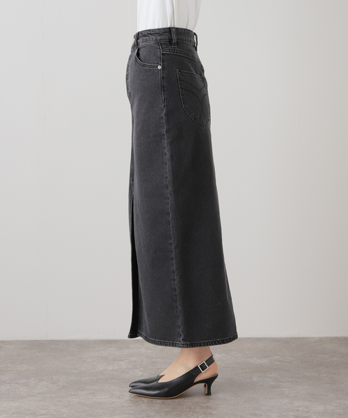 U by SPICK&SPAN(ユーバイスピックアンドスパン)の「【ROLLAS/ローラス】 CHICAGO SKIRT ASH BLACK(スカート・レディース・ブラック系その他・26cm/25cm)」の5枚目の写真