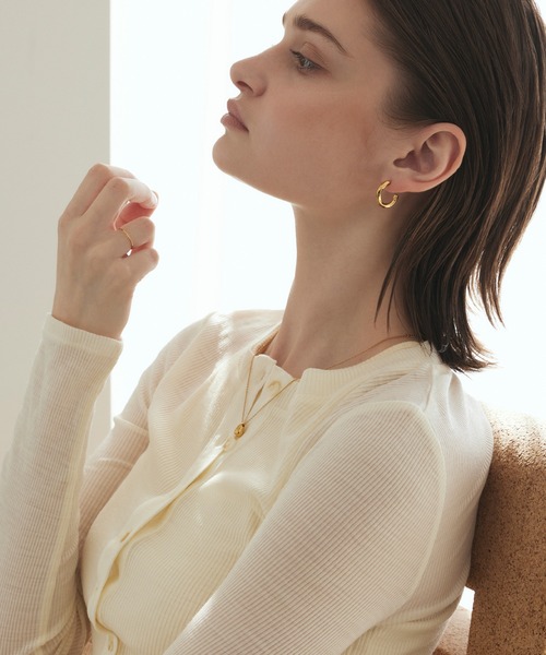 CENE（セネ）の「【CENE】セネ/ブロードツイストリング（リング・レディース・シルバー/ゴールド・#9/#11/#13/#12/#14）」の19枚目の写真