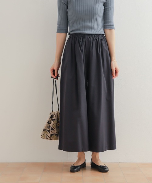 URBAN RESEARCH DOORS（アーバンリサーチドアーズ）の「レーヨンコットンギャザーワイドパンツ（その他パンツ・レディース・カーキ/ネイビー・SMALL/MEDIUM）」の13枚目の写真