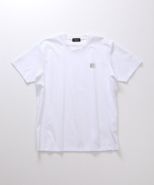 MEN'S BIGI（メンズビギ）の「ラインストーンクルーネックTシャツ（Tシャツ/カットソー・メンズ・ブラック/ホワイト・03/02/01）」の2枚目の写真