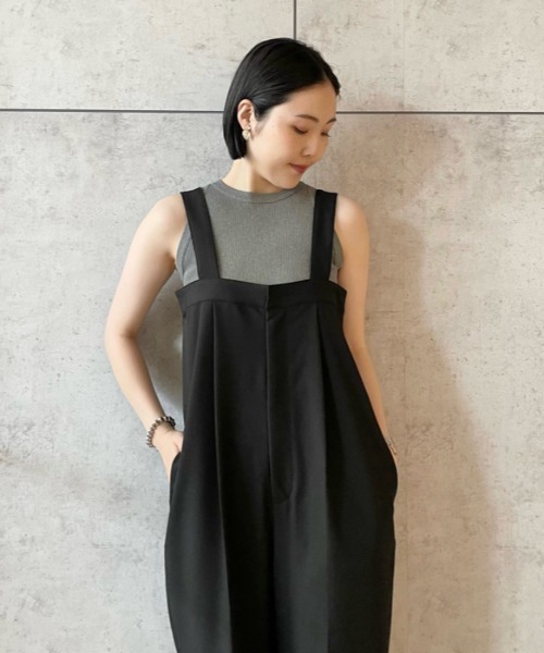 Mila Owen(ミラオーウェン)の「シルク混クルーネックアメスリニットタンク【手洗い可能】(ニット/セーター・レディース・レッド/グレー/アイボリー/ブラック/その他・0/1)」の4枚目の写真