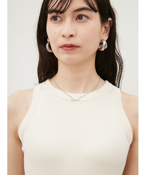 Mila Owen(ミラオーウェン)の「シルク混クルーネックアメスリニットタンク【手洗い可能】(ニット/セーター・レディース・レッド/グレー/アイボリー/ブラック/その他・0/1)」の10枚目の写真