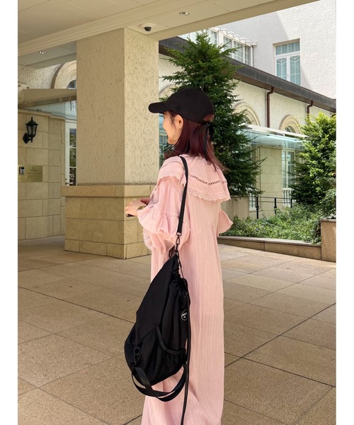 JUMELLE(ジュメロ)の「jm knapsack(バックパック/リュック・レディース・ブラック/ピンク・FREE)」の8枚目の写真