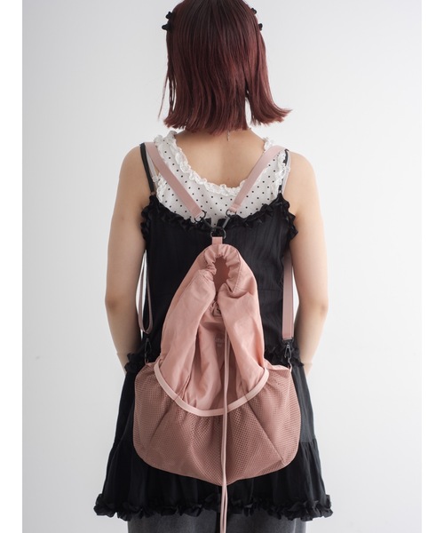 JUMELLE(ジュメロ)の「jm knapsack(バックパック/リュック・レディース・ブラック/ピンク・FREE)」の21枚目の写真