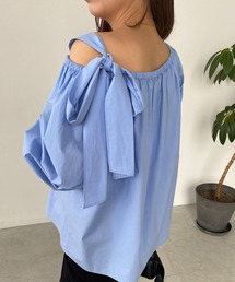 CAPRICIEUX LE'MAGE | アシメリボンブラウス(シャツ/ブラウス)