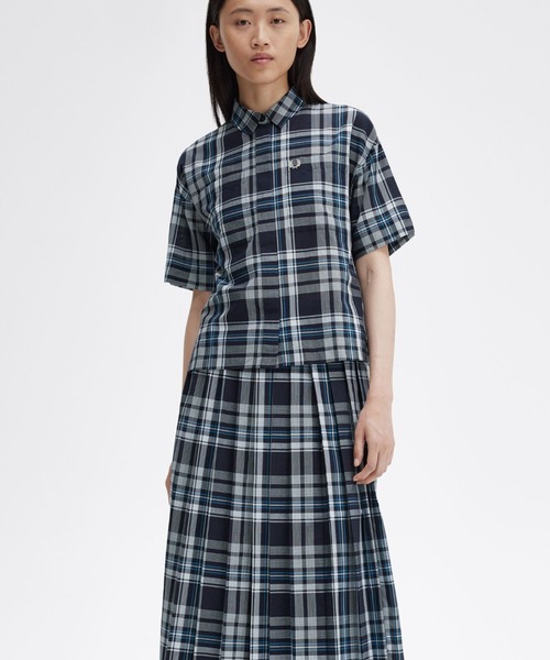 トップス Fred Perry Sheer Tartan Shirt FRED PERRY（フレッドペリー）の「Sheer Tartan Shirt（シャツ